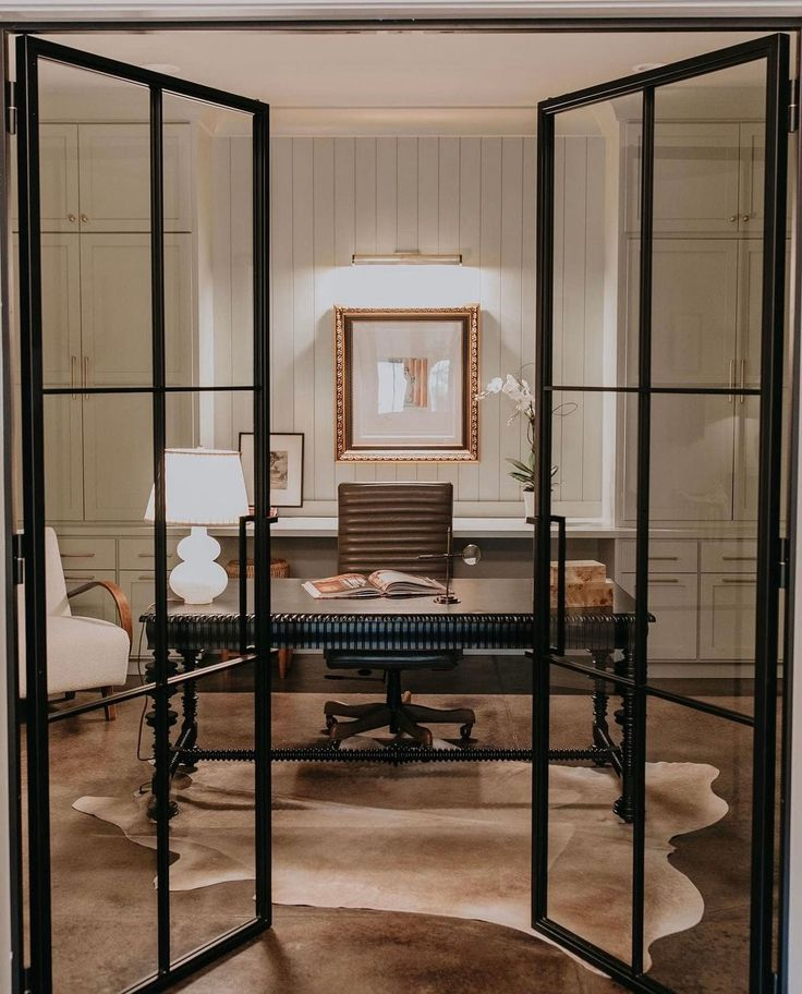 Custom Floor-to-Ceiling French Doors