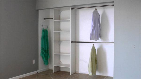 Dual Hanging Rods Closet