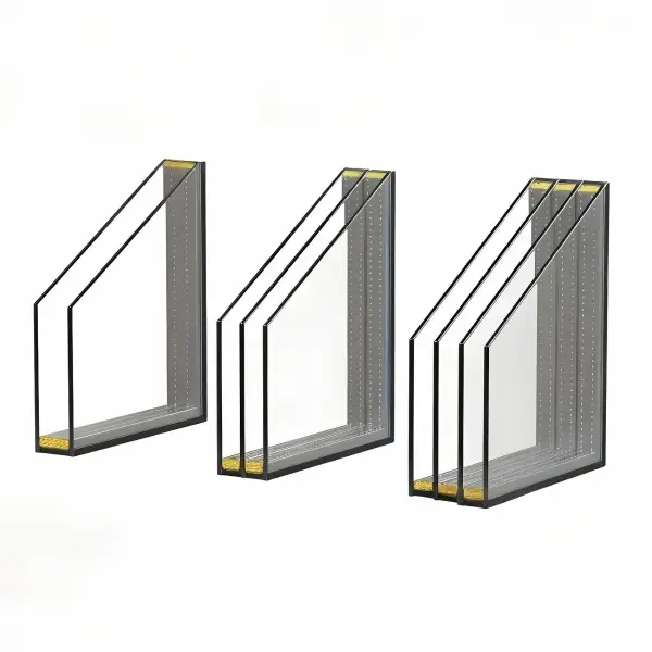 Sealed insulating glass unit for a fixed window