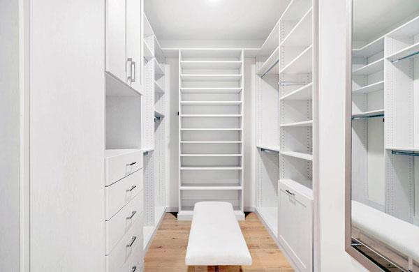 Well designed closet