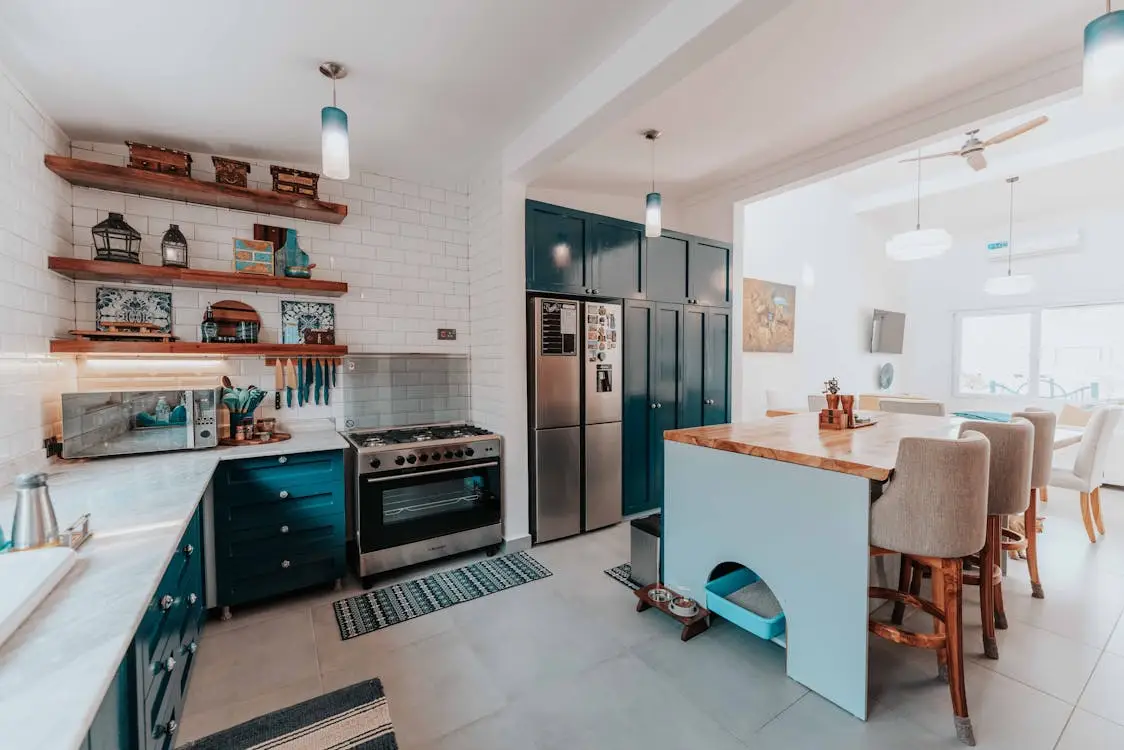 Navy Blue Kitchen Cabinets