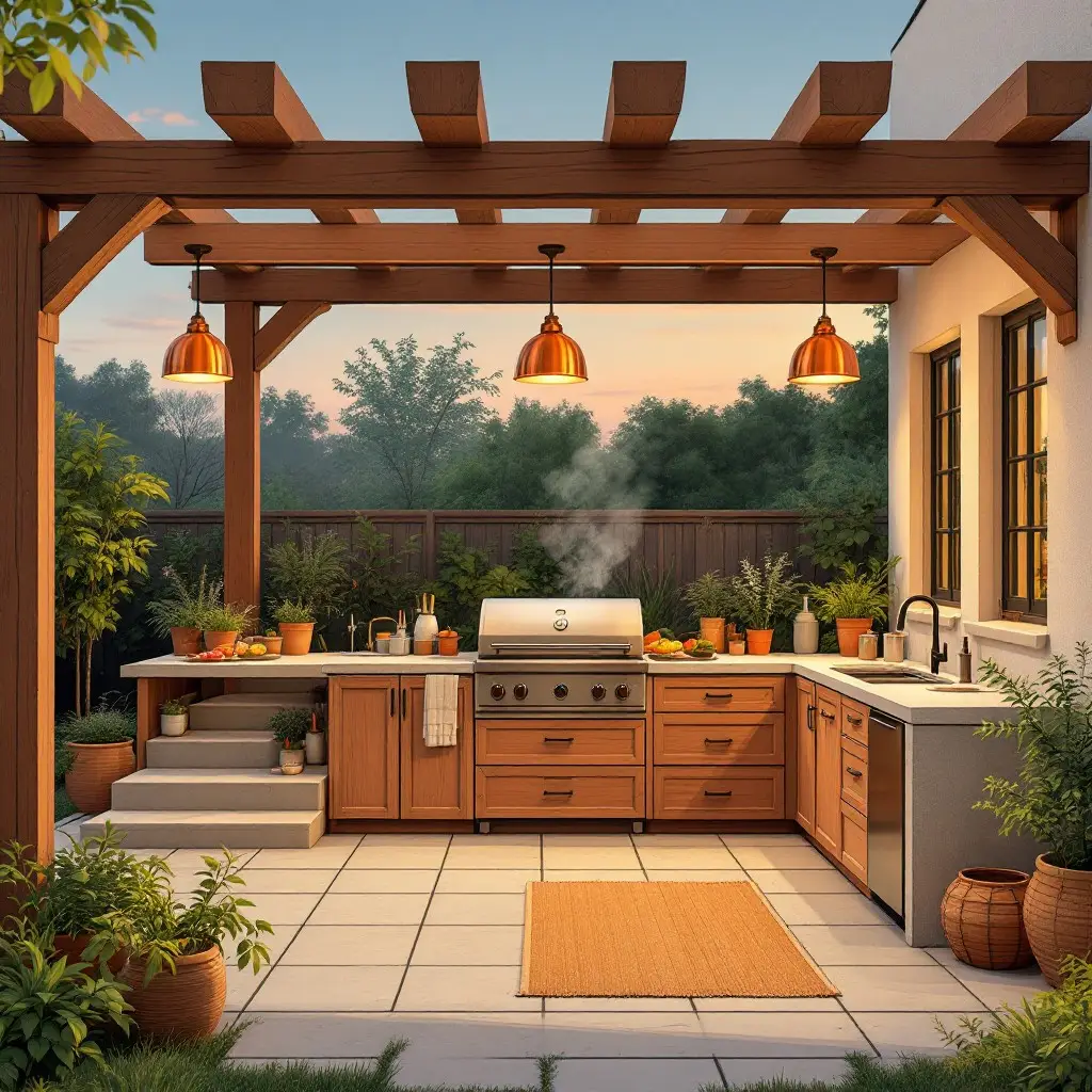 Popular Styles of Covered Outdoor Kitchens