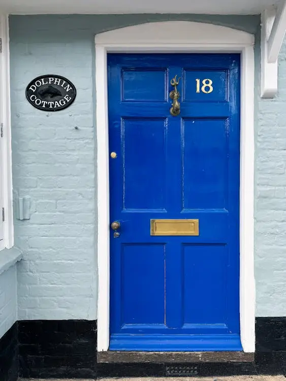 Blue Front Door