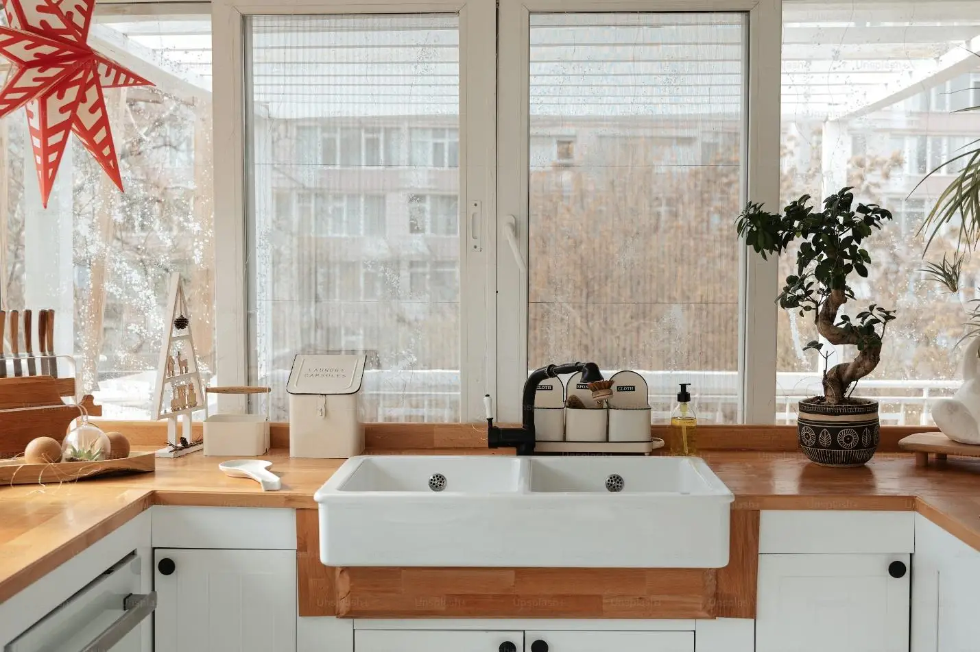 Windows Over the Kitchen Sink