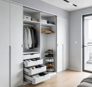 Small Walk-In Closet