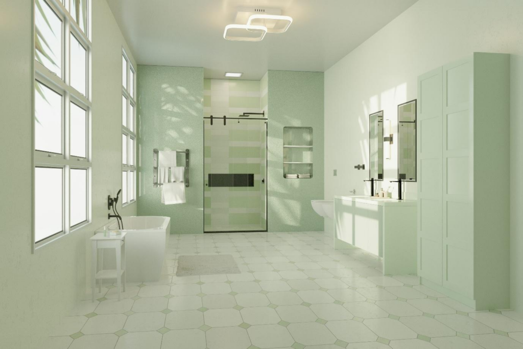 Green Bathroom