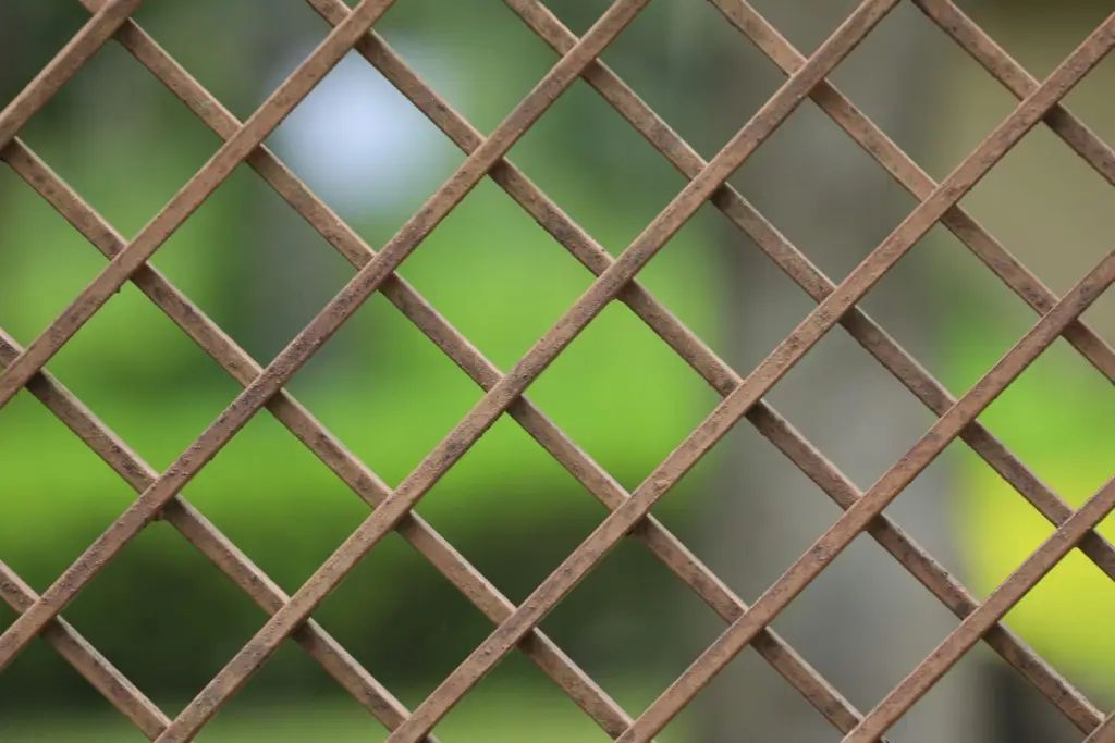 Wood Lattice Fences