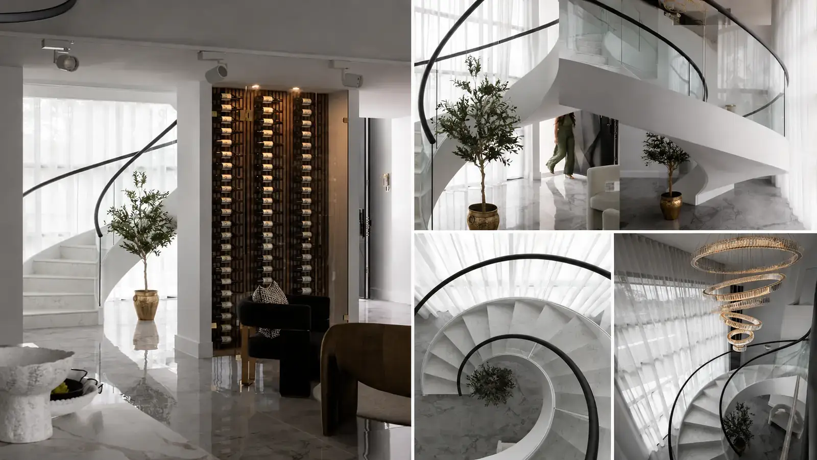 Completed staircase and interior finishes in a Melbourne villa