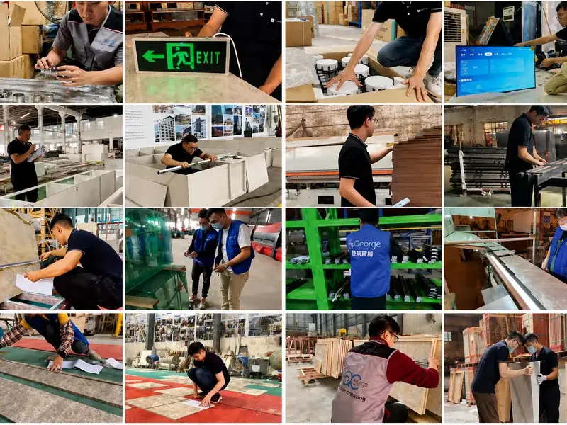 Quality control inspection of building materials before packing and shipment