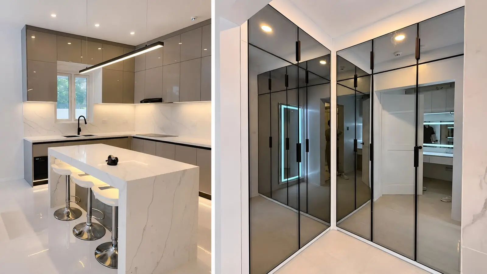 Completed modern house interior in Manila Philippines