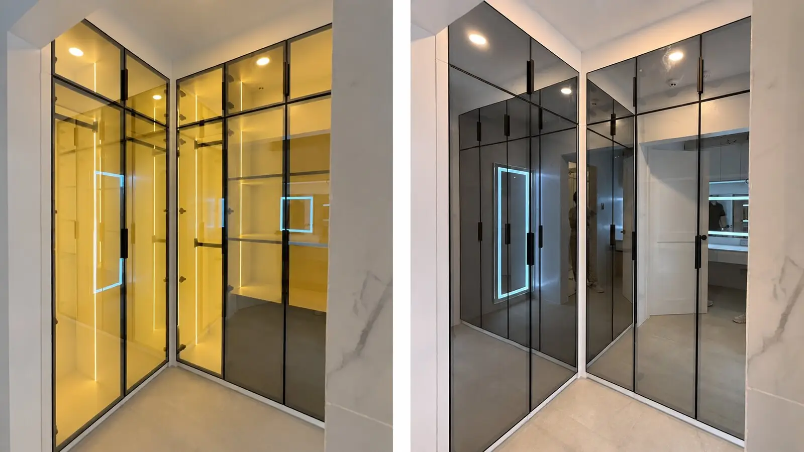 Bedroom wardrobe installed in a modern Philippines house