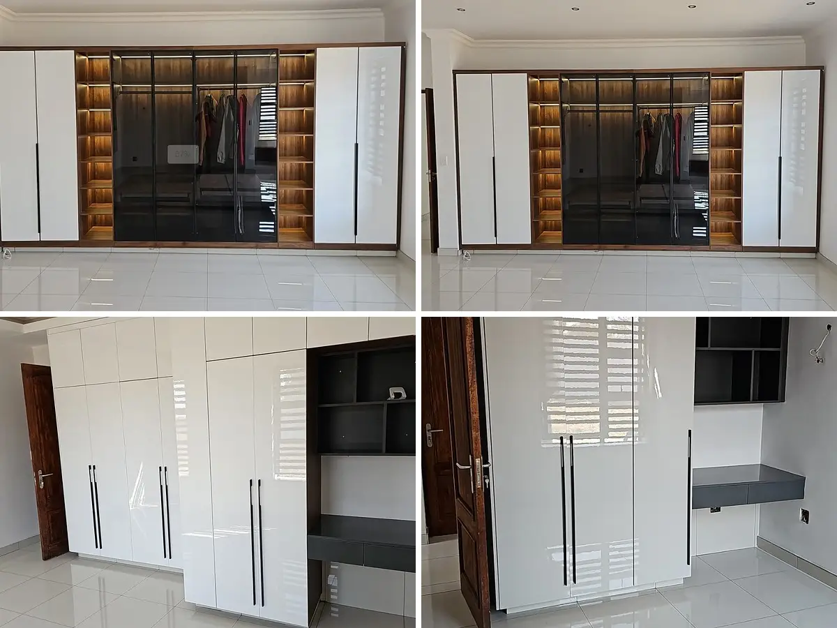 Installed wardrobe in a residential project in Cape Town